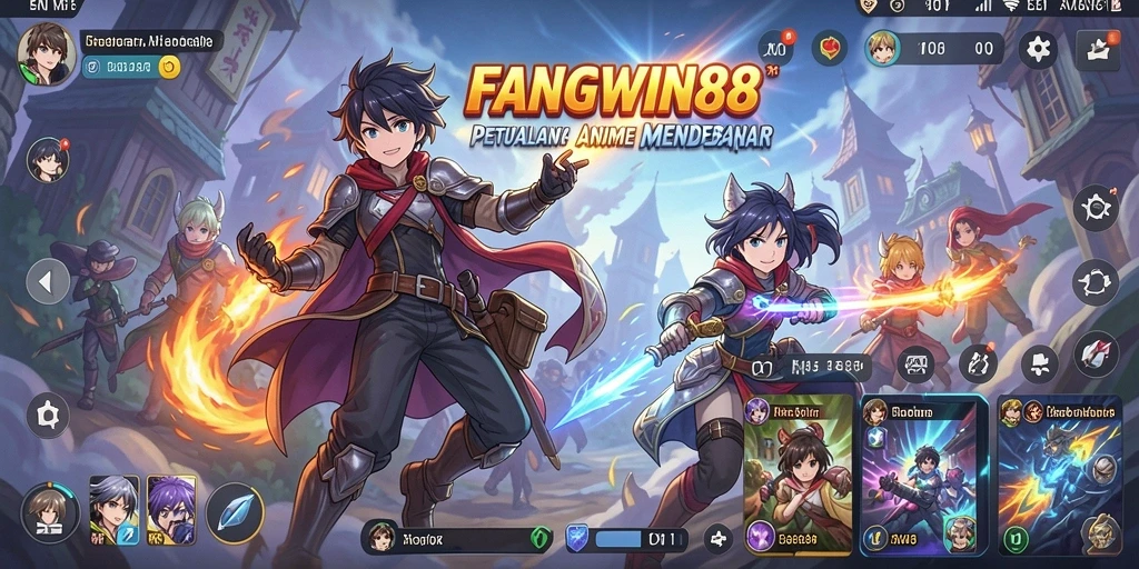 Gameplay menakjubkan dan karakter anime yang memikat.