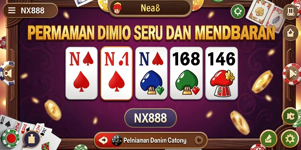 Gameplay seru dan interaktif dalam NX888 dengan mode Domino.